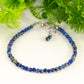 3mm Lapis Lazuli Anklet.