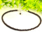 4mm Garnet Crystal Choker Necklace for women.