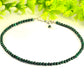 4mm Natural Malachite Choker Necklace for men/women.