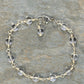  Top view of 6mm Clear Quartz Link Bracelet