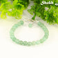 6mm Green Aventurine Beaded Bracelet for women.