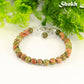 6mm Unakite Jasper Beaded Bracelet for women.