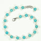 8mm Turquoise Howlite Link Choker Necklace