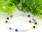 4mm Chakra Gemstone Link Bracelet with Clasp