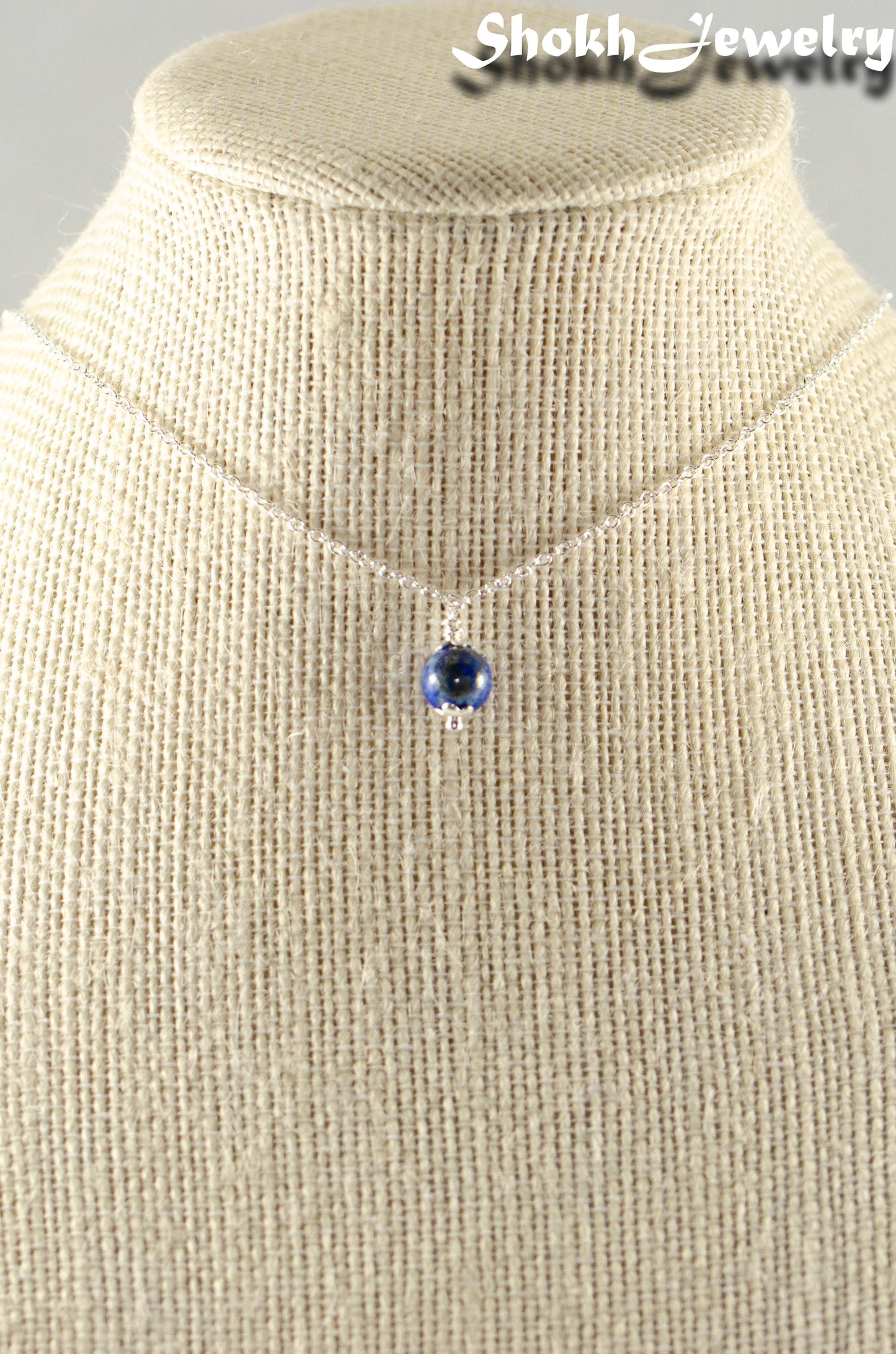Dainty Lapis Lazuli Choker Necklace