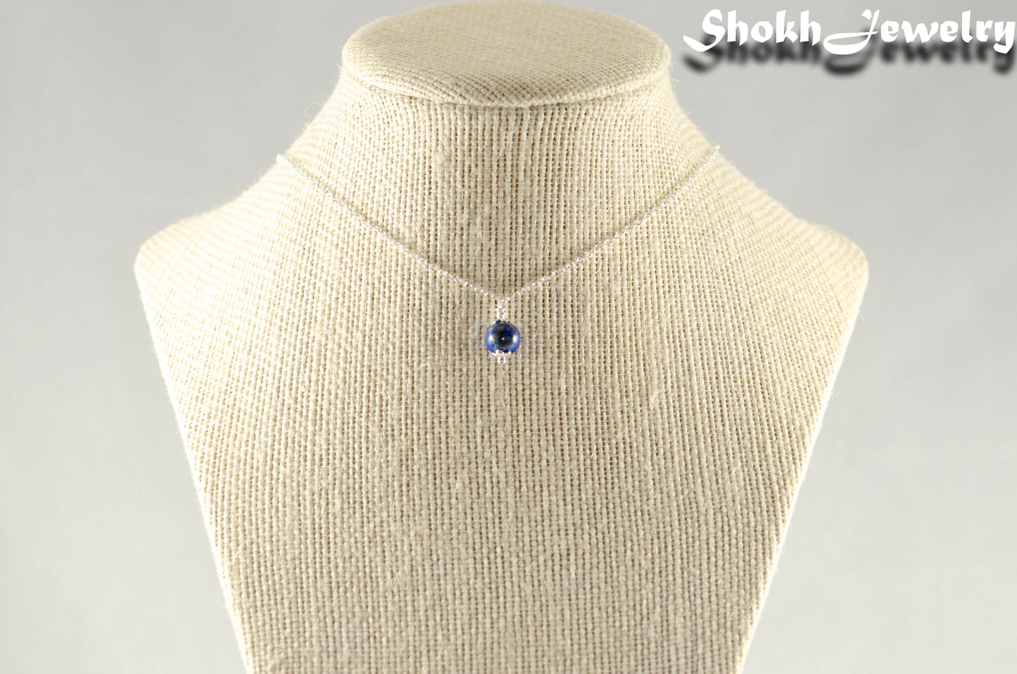 Dainty Lapis Lazuli Choker Necklace