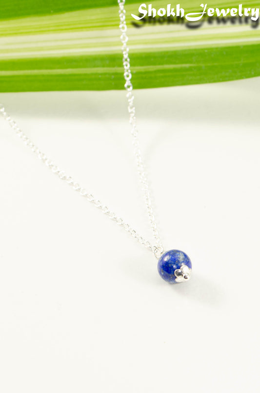 Dainty Lapis Lazuli Choker Necklace