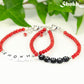 Colour options for Personalized Natural Red Coral Bracelet with Clasp.
