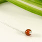 Dainty Carnelian Choker Necklace