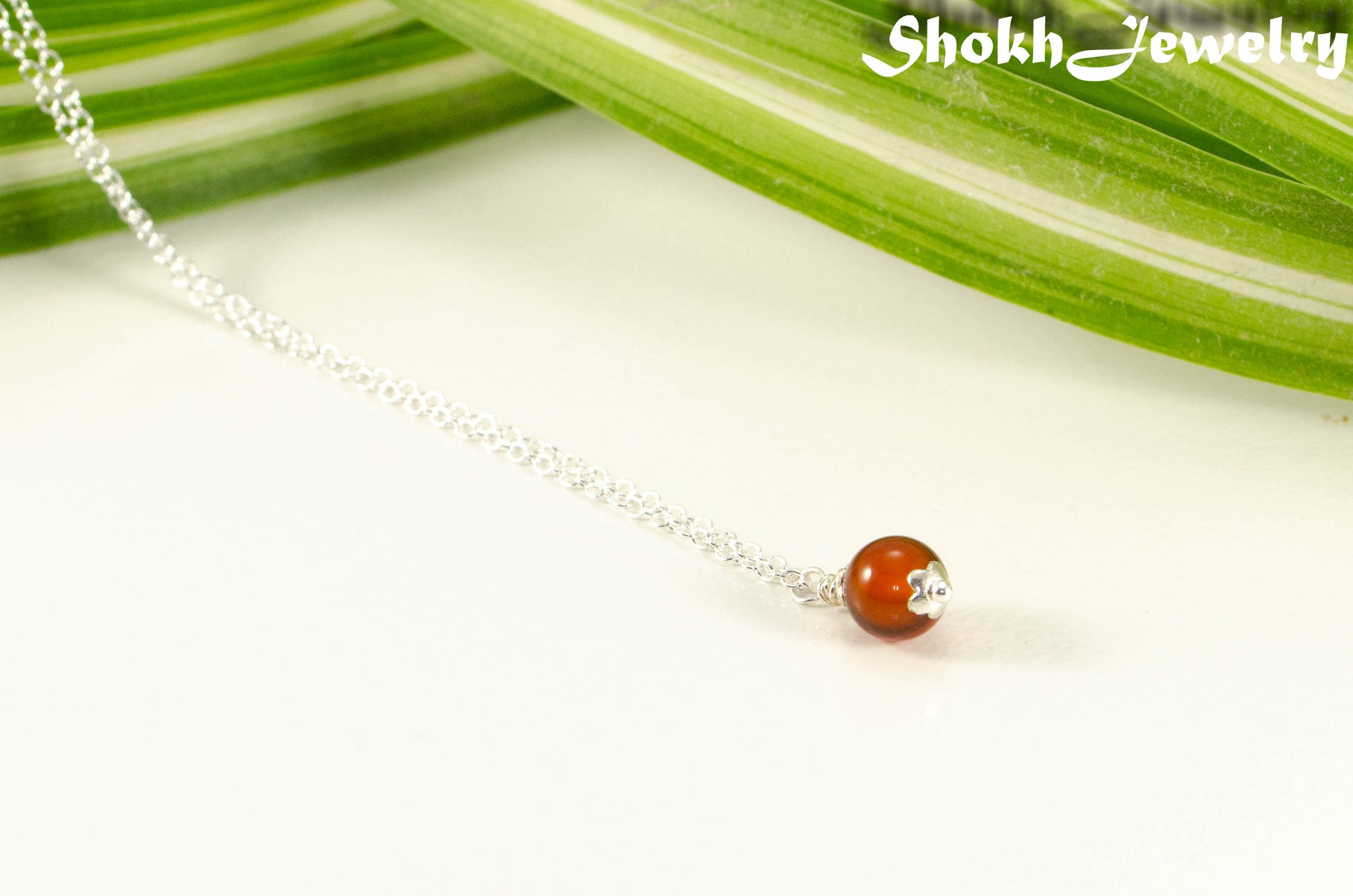 Dainty Carnelian Choker Necklace